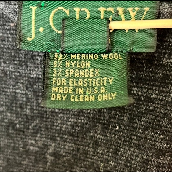 Vtg J.Crew Women’s Blazer Wool Knit Sz 2 Y2K Preppy Classic Minimalist Excellent - Picture 5 of 5